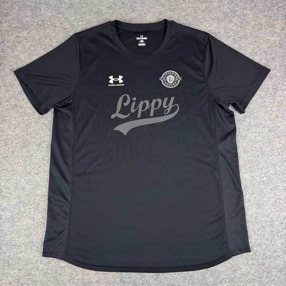 Under Armour Other - Under Armour Lipscomb University Bisons Soccer T-Shirt Fitted Black Mens 2XL XXL